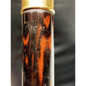Gold And Tortoiseshell Cane Signed Cazal