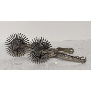 Pair Of Spurs With Rollers For Shoes
