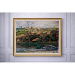 Henri Pailler (1876-1954) Le Clain Poitier 1910 Crozant School (creuse, Madeline, Alluaud)