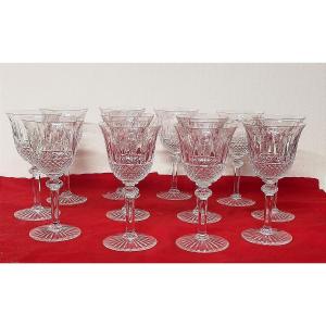Six Or Twelve Saint Louis Tommy Cristal Water Glasses