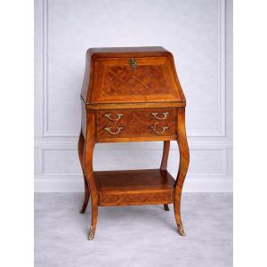 Small Marquetry Writing Desk (secretary, Writing Desk)
