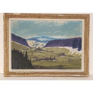 Emmanuel Templeux (1871–1957) – Landscape Of Vaux And Chantegrue, Haut Doubs