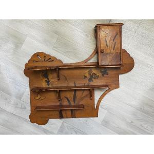 Emile Gallé Wall Shelf – Art Nouveau, Nancy School