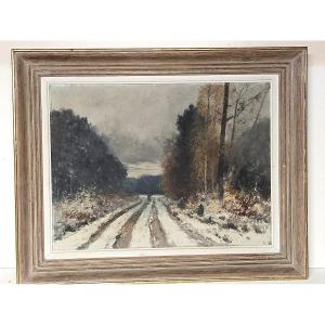 Snowy Landscape Signature To Decipher 