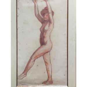 Paul Madeline (1863/1920) The Sanguine Bather Crozant School (detroy Madeline Alluaud...)