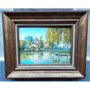 Gaston Rémy - The Banks Of The Oise -auvers-sur-oise