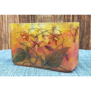 Daum Nancy Miniature Glass Paste Planter