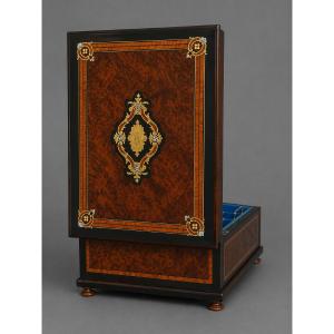 Jewelry Box Napoleon Lll Boulle Marquetry Atr Alphonse Giroux