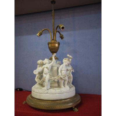 Important Hot Water Bottle Biscuit Children Nineteenth Center Table Mount Bronze