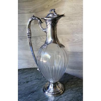 Large Sterling Silver Ewer