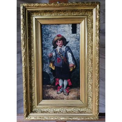 A Rueff Le Mousquetaire 1887 Golden Frame