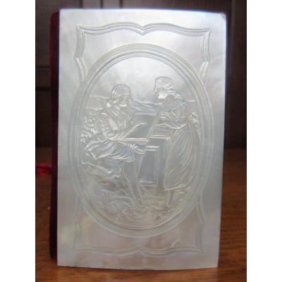 Mother Of Pearl Prom Notebook Scene In A Medallion