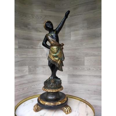 Nubian In Polychrome Wood (moorish Venetian, Nubian)