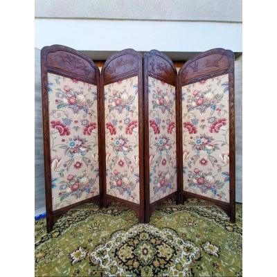 Large Art Nouveau Art Deco Screen