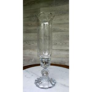 Large Baccarat Crystal Tealight Holder (candlestick)