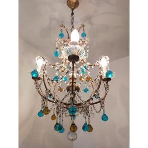 Chandelier Colored Tassels And Pearls Fine Style Rings