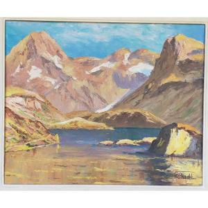 Lac De Montagne Grande Lance Domaine Belledonne Florent Chad (wibault, Poignant, Contencin ...)