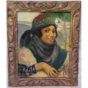 Georges C Michelet Portrait Of A Woman From Lebanon