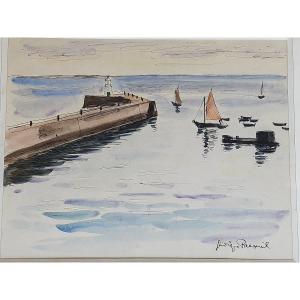 The Port Of Joinville The Island Of Yeu Georges Pacouil