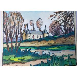 Gaston Balande Chateau De Saint Estèphe Aux Perches Near Saujon