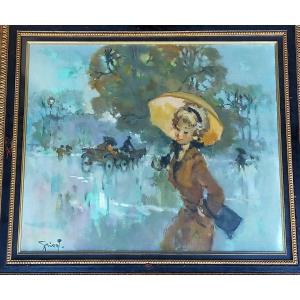 Pierre Grisot In The Woods In The Rain