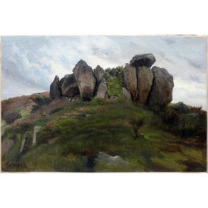 August Friedrich Schenck (1828 – 1901) Oil On Canvas Signed