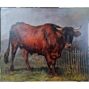 August Friedrich Schenck (1828 – 1901) Oil On Canvas Signed