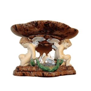 Majolica – Minton Cherub Centerpiece