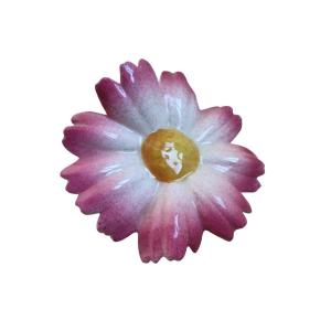 Majolica - Daisy Wall Pocket By Jérôme Massier Fils (circa 1890)