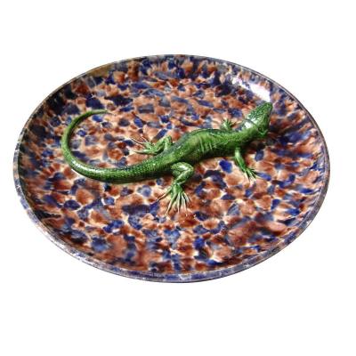 Palissy Style - French Majolica Figural “trompe-l'oeil” By Georges Pull (1810-1889)