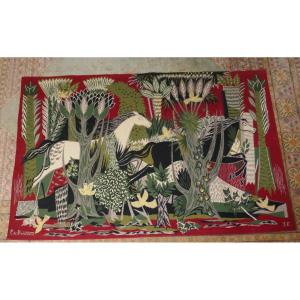 Pierre De Berroeta (1914-2004) - Mechanical Wool Tapestry