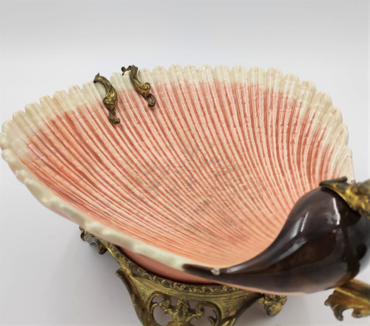 CERAMICA SARREGUEMINES SVUOTATASCHE, FRANCIA INIZI '900  -photo-3