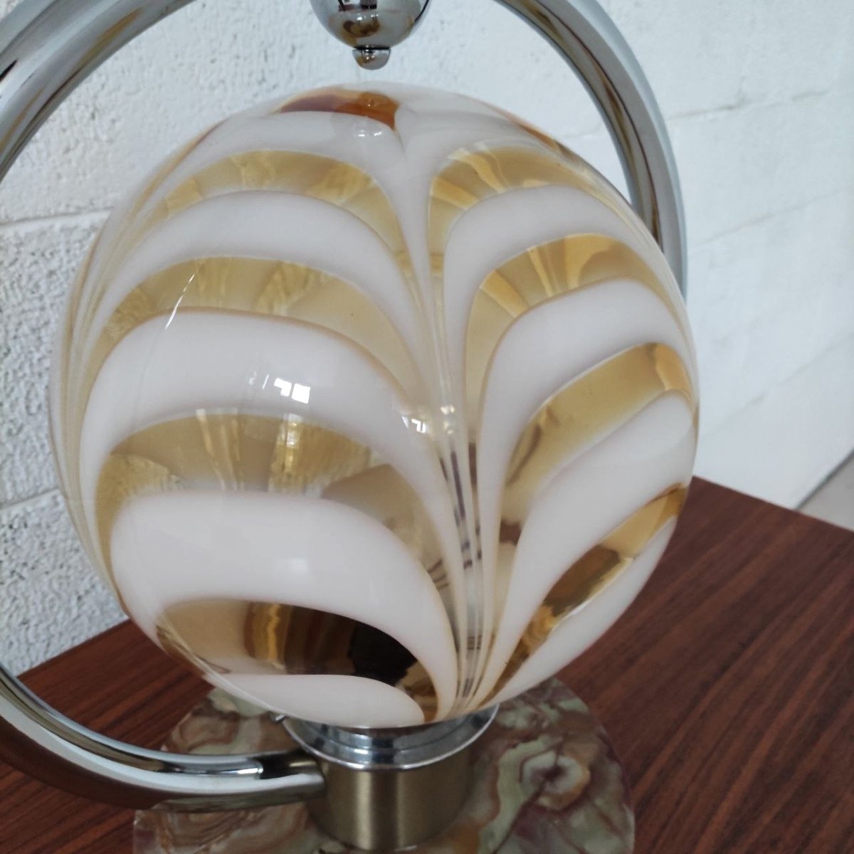 LAMPADA VETRO NASON PER MAZZEGA, ANNI '70-photo-1