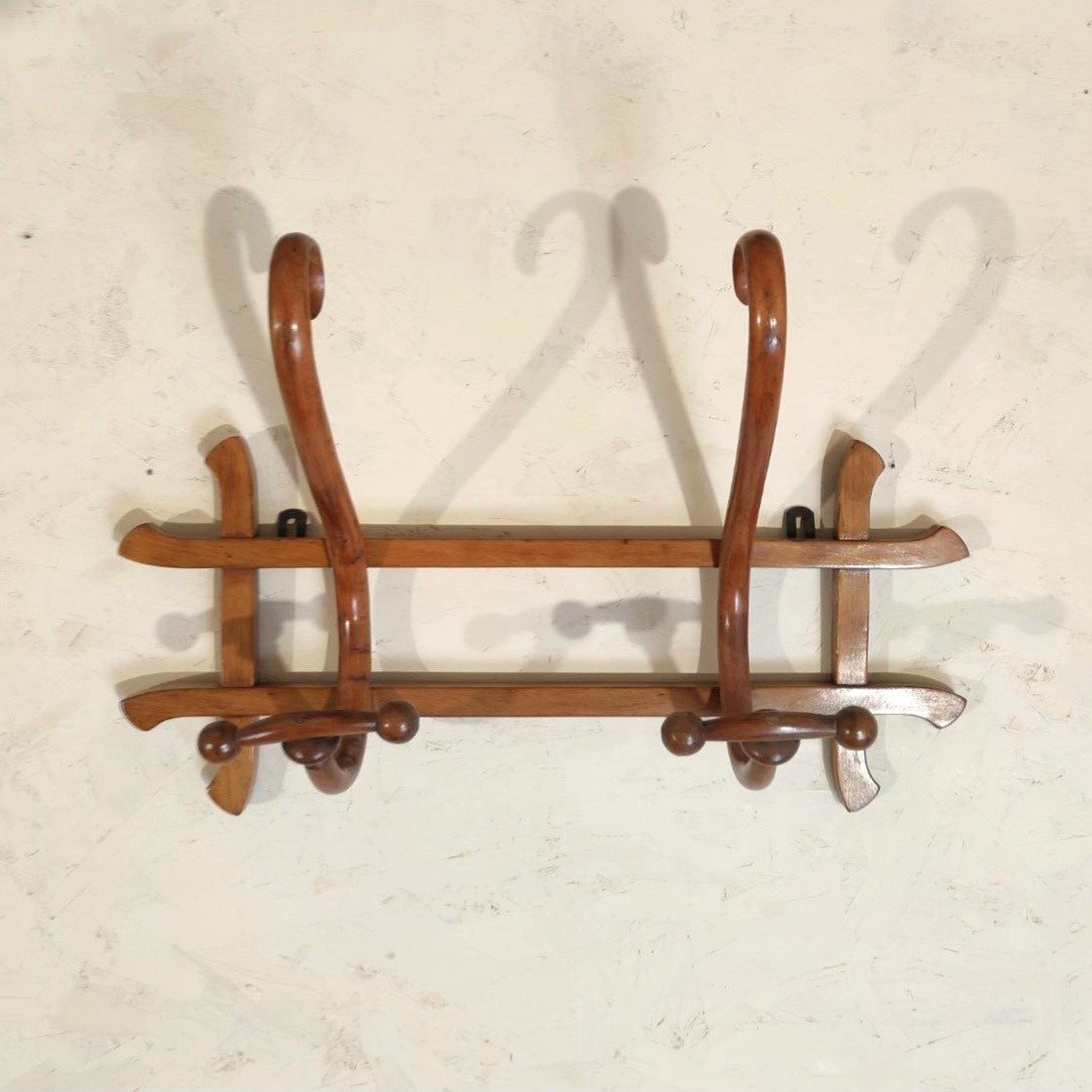 THONET, APPENDIABITI IN FAGGIO CURVATO-photo-2