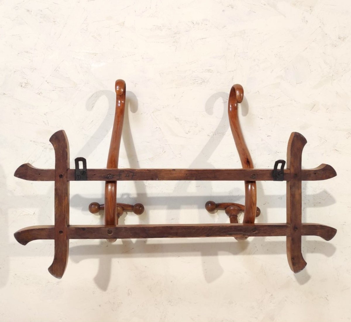 THONET, APPENDIABITI IN FAGGIO CURVATO-photo-3