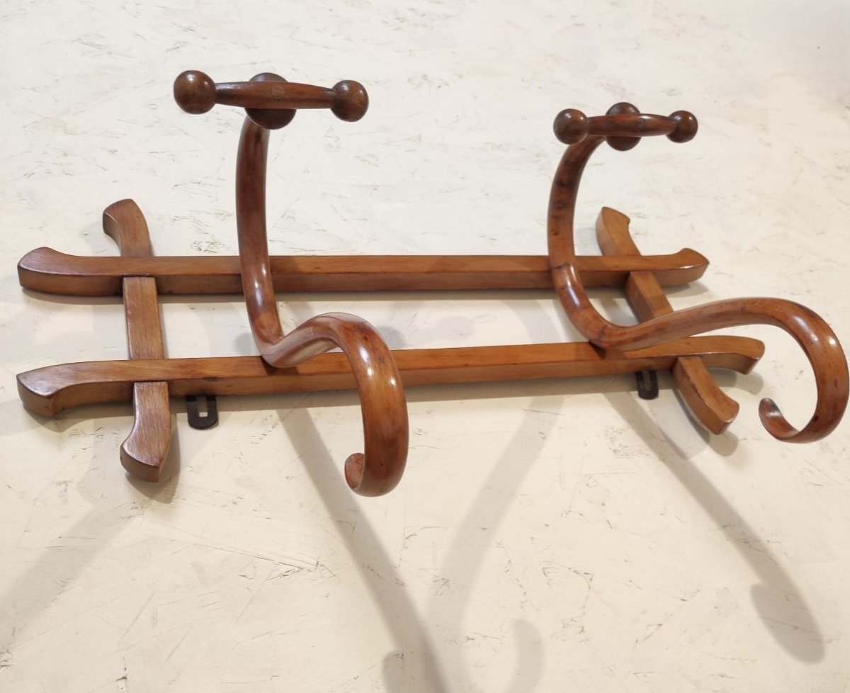 THONET, APPENDIABITI IN FAGGIO CURVATO-photo-4