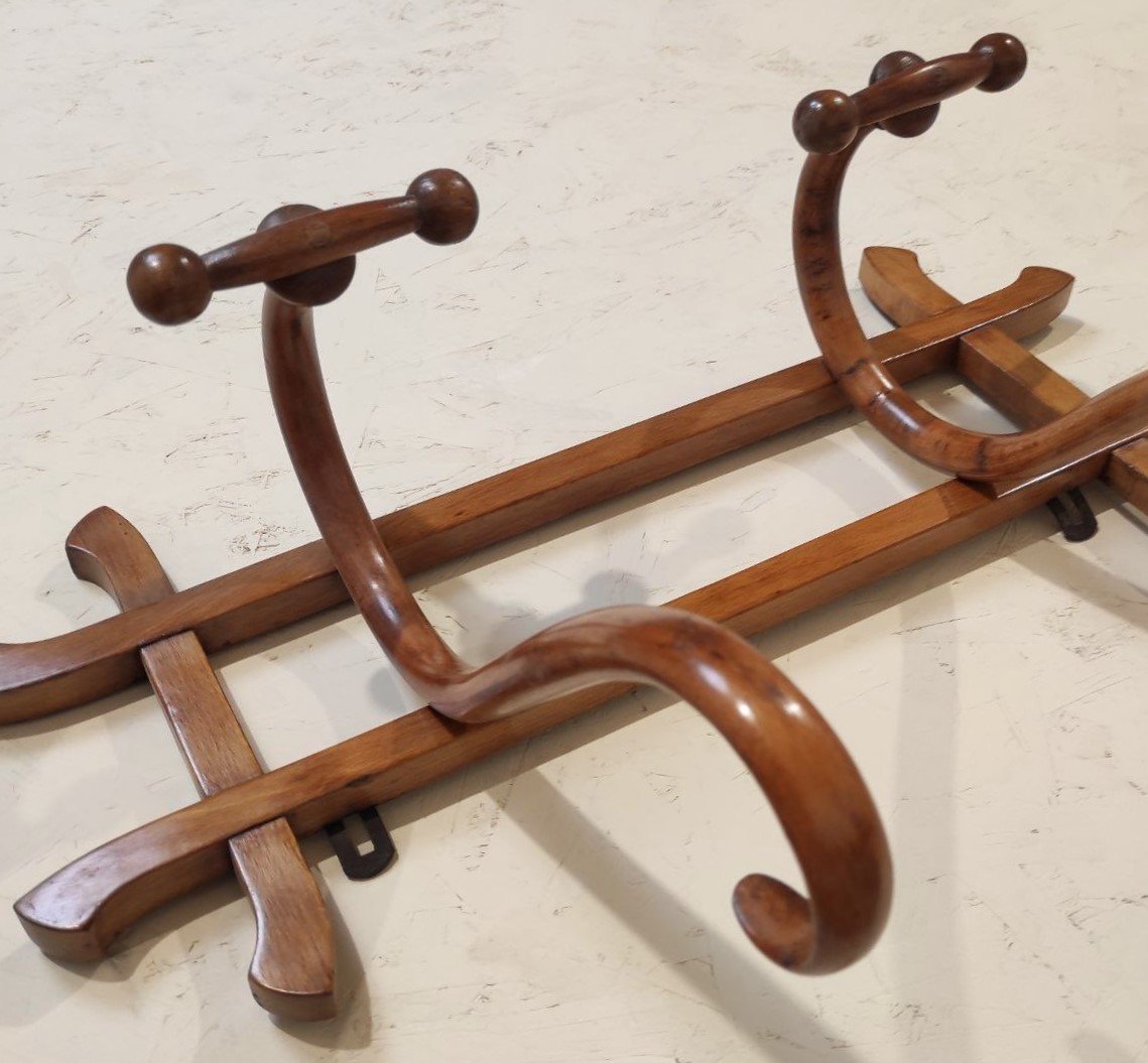 THONET, APPENDIABITI IN FAGGIO CURVATO-photo-1