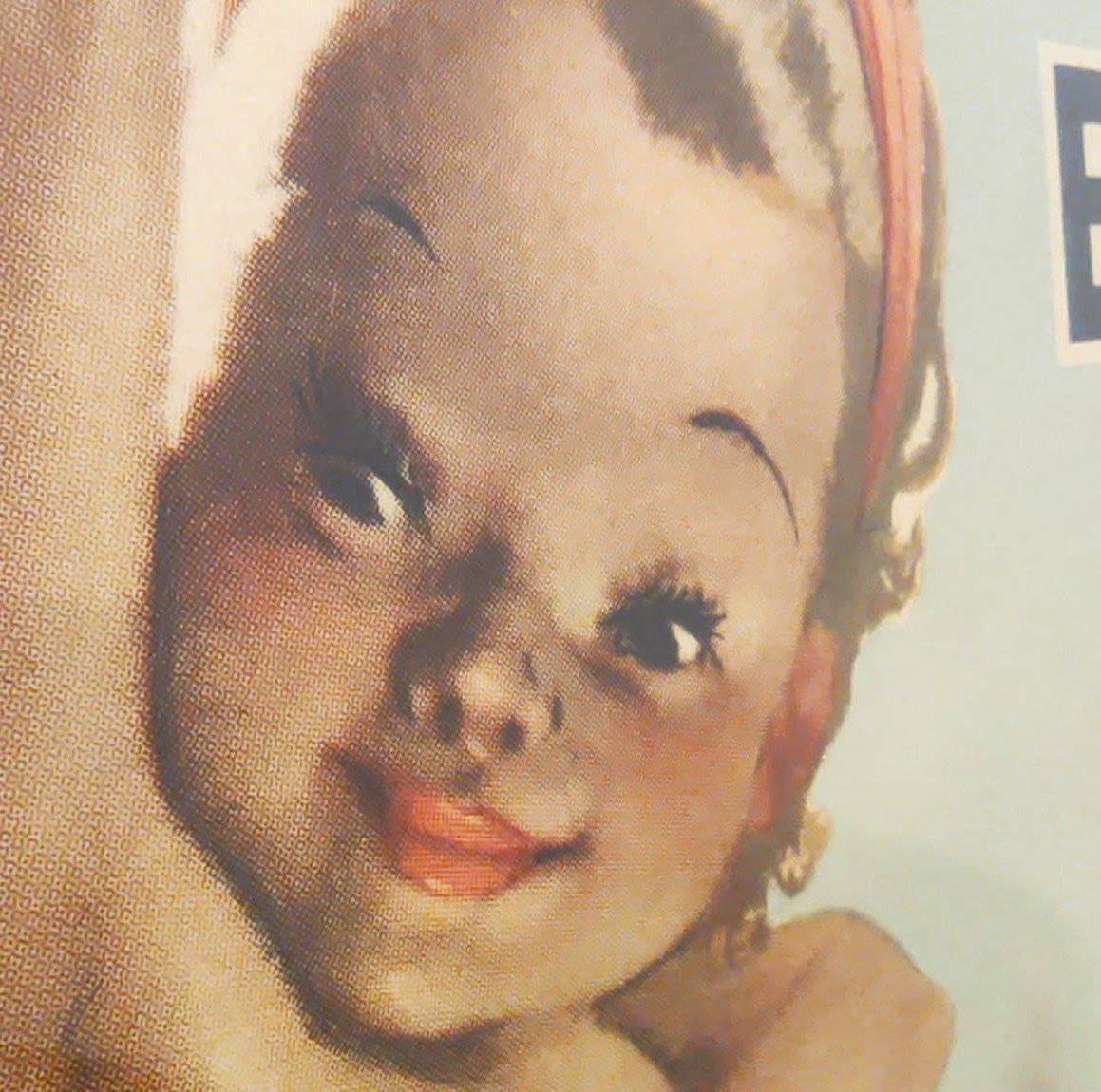 MANIFESTO PAGLIERI 'TALC BALSAMIQUE', GINO BOCCASILE 1955 ca.-photo-2
