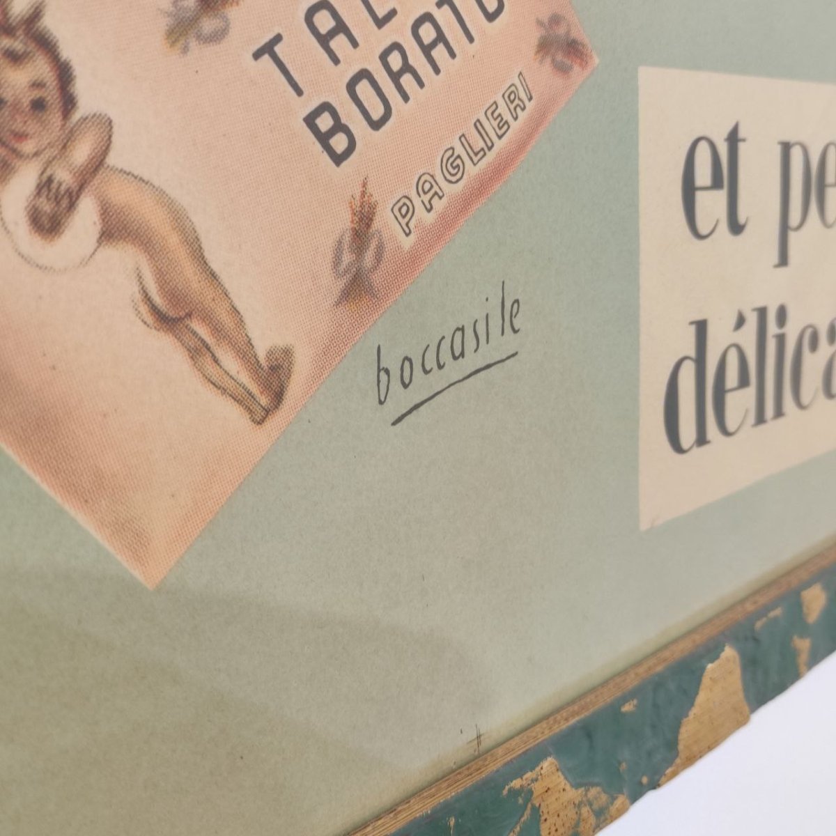 MANIFESTO PAGLIERI 'TALC BALSAMIQUE', GINO BOCCASILE 1955 ca.-photo-5