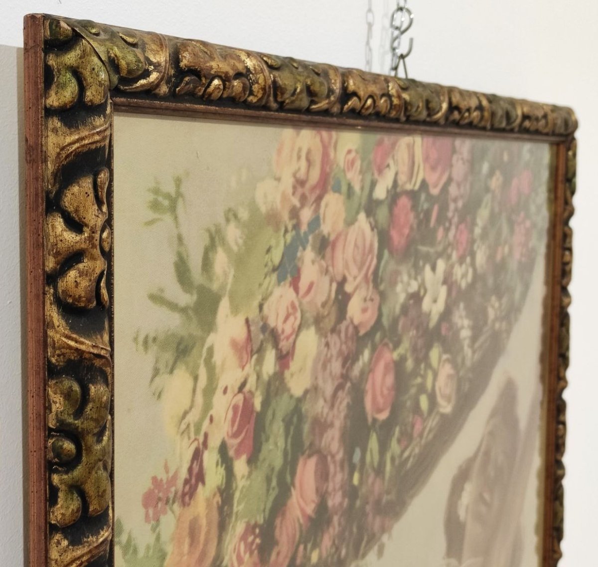 MANIFESTO PAGLIERI 'DAI FIORI LE CIPRIE I PROFUMI', GINO BOCCASILE 1950 ca.-photo-3