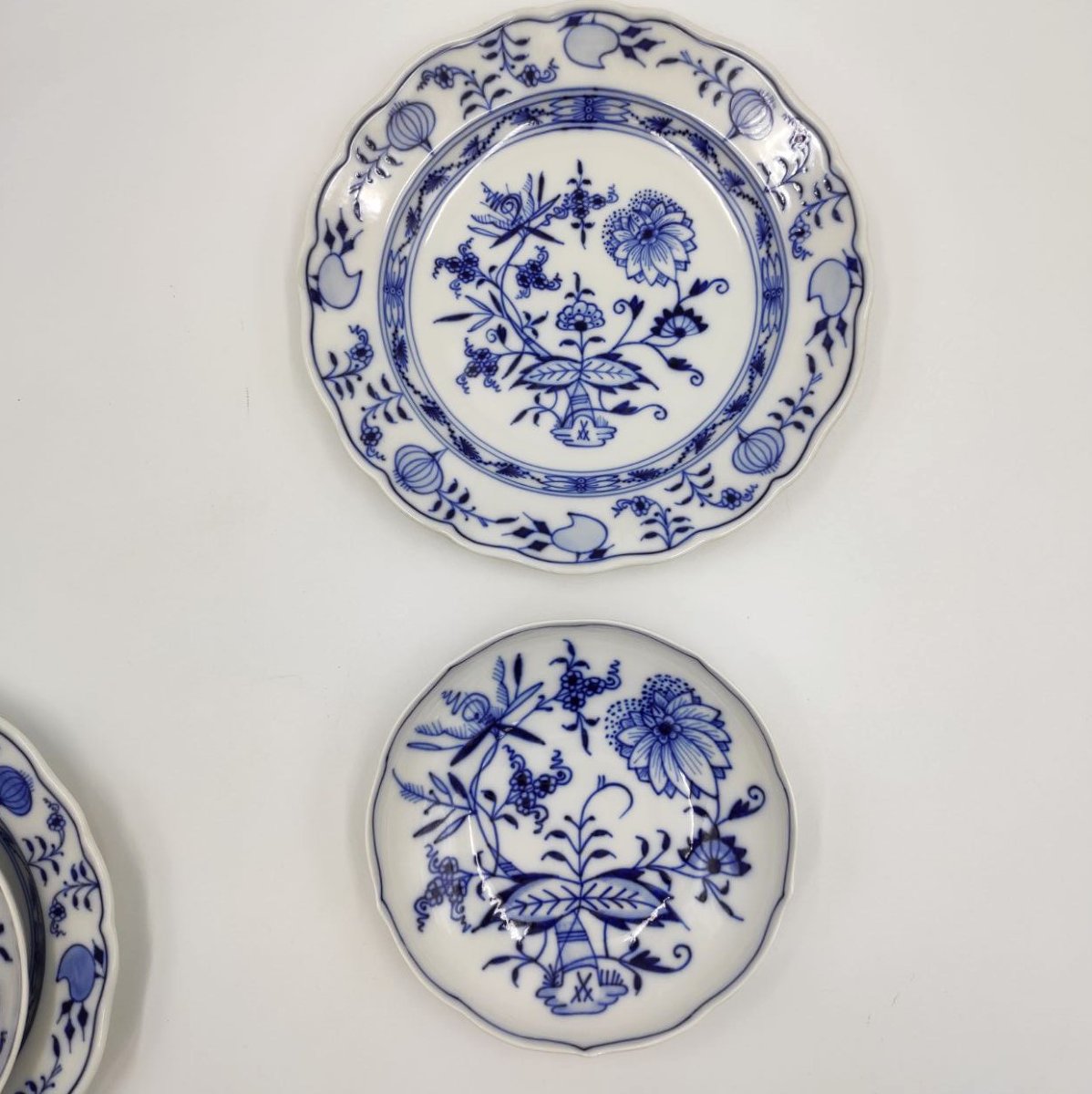 MEISSEN SERVIZIO DA TE' PER 8 PERSONE DECORO BLU A CIPOLLA-photo-4