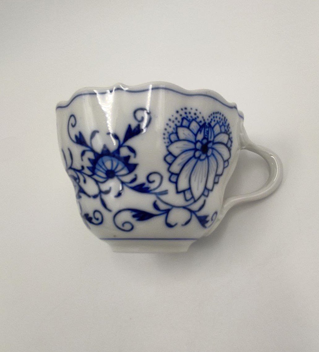 MEISSEN SERVIZIO DA TE' PER 8 PERSONE DECORO BLU A CIPOLLA-photo-5