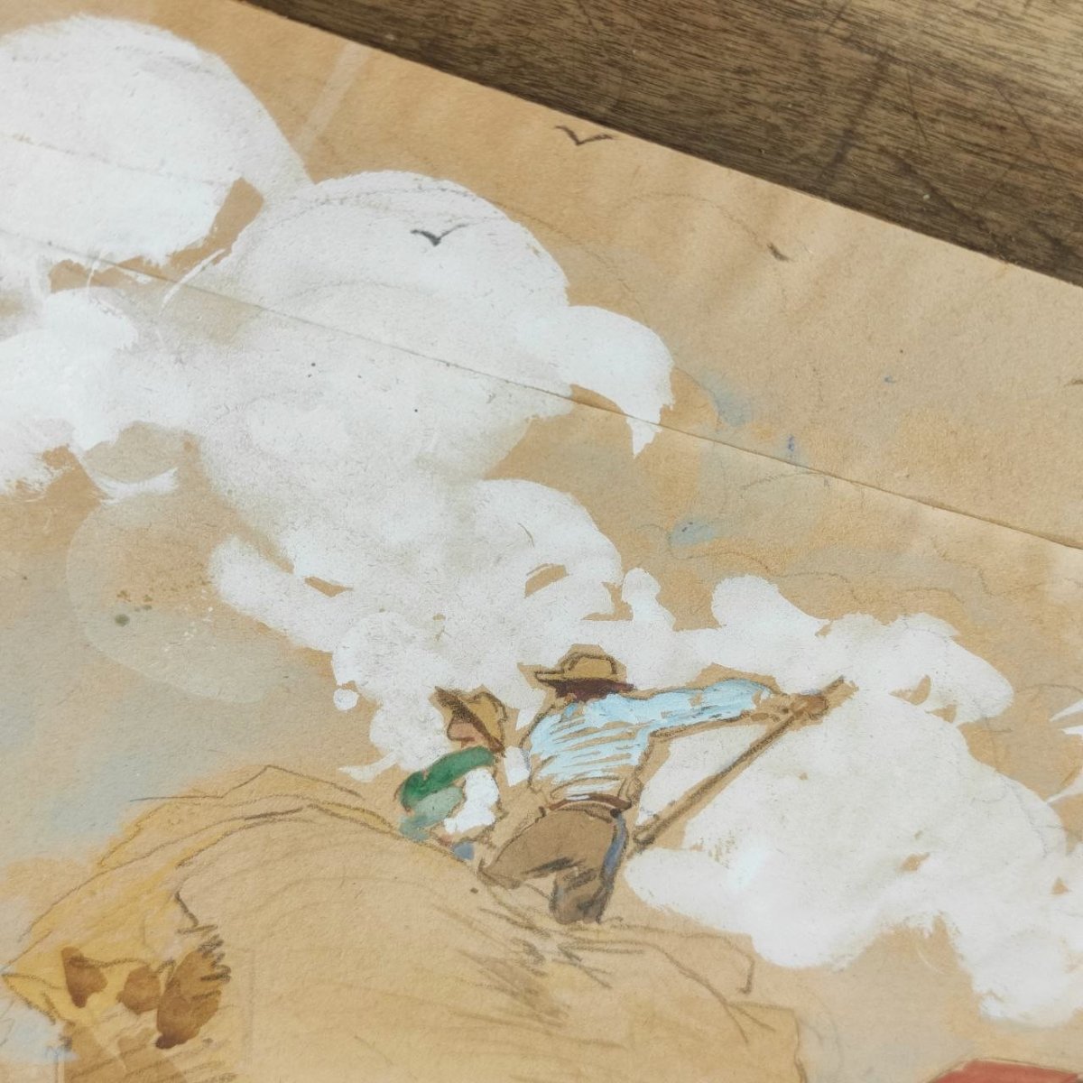 ACHILLE BELTRAME 'IL SOLDATO CONVALESCENTE' 1917 ca. PER 'SOC. ANONIMA GRANDINE'-photo-3