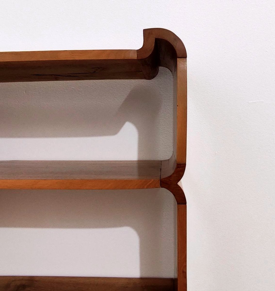 LIBRERIA A GIORNO/ETAGERE IN NOCE E CILIEGIO, ITALIA ANNI '40-photo-2