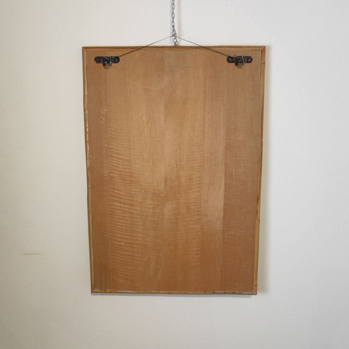 SPECCHIO DAL VERA IN BAMBU' E RATTAN, ITALIA ANNI '60-photo-4