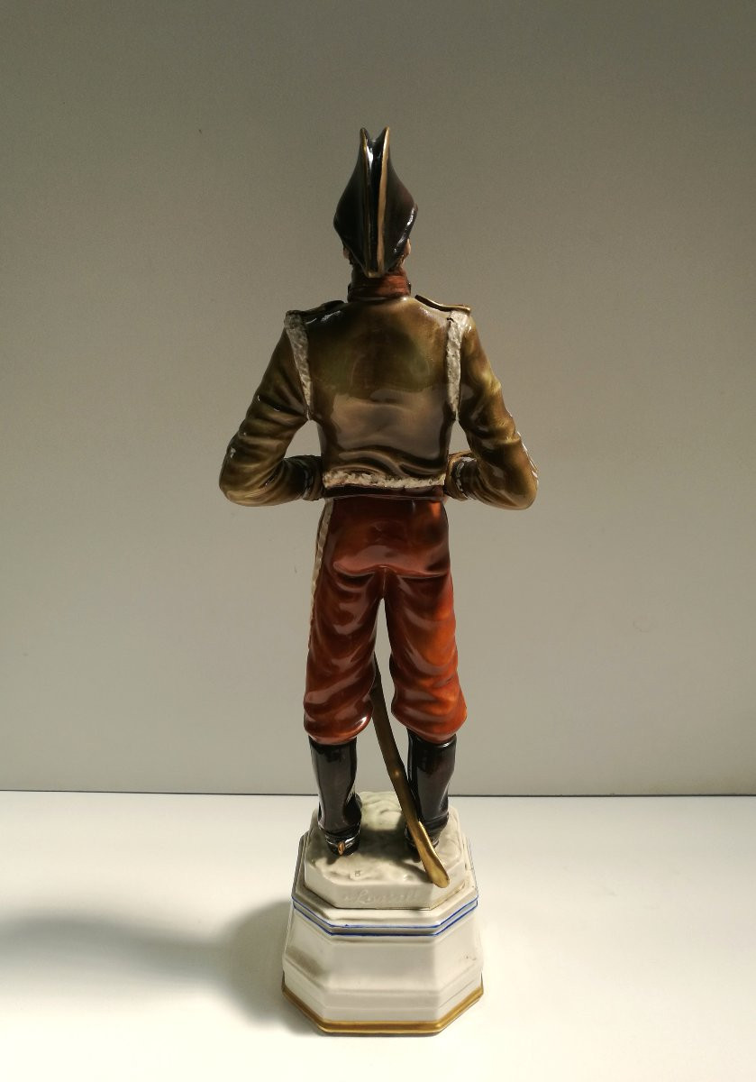 CACCIAPUOTI, STATUA IN CERAMICA GENERALE LASALLE-photo-3