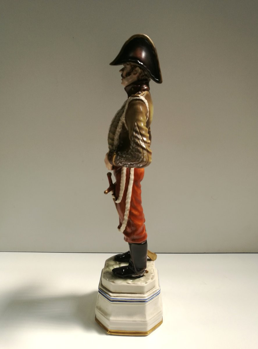 CACCIAPUOTI, STATUA IN CERAMICA GENERALE LASALLE-photo-4