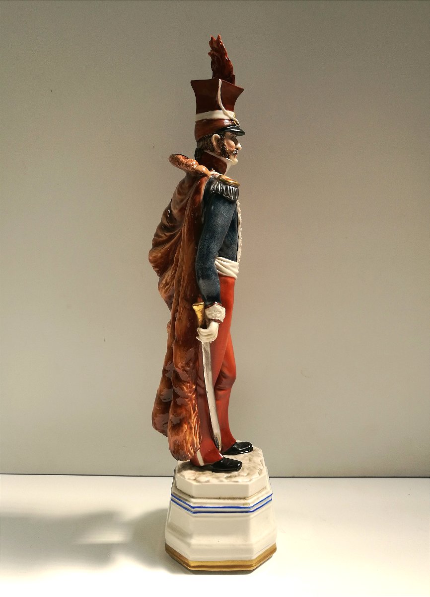 CACCIAPUOTI, STATUA IN CERAMICA GENERALE PONIATOWSKI-photo-2