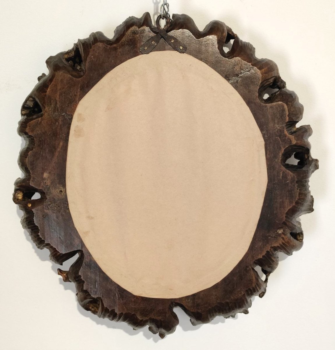 CORNICE IN LEGNO INTAGLIATO A MOTIVI FLOREALI, FINE XIX sec. -photo-8