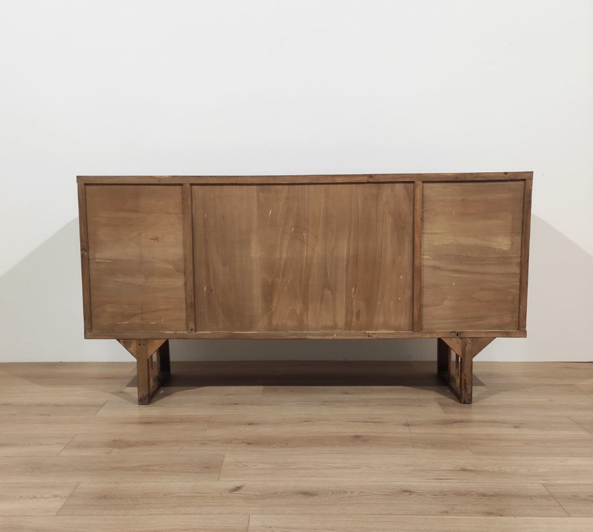 CREDENZA 4 ANTE IN NOCE, ITALIA ANNI '50 -photo-5